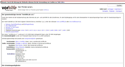 Desktop Screenshot of e.v.vorhilfe.de