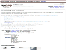 Tablet Screenshot of e.v.vorhilfe.de